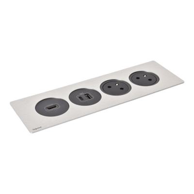  DISQIN 2PC HDMI USB NOIR 2M 