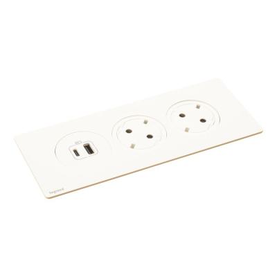  DISQ IN 2PC USB A+C BLC CORD 