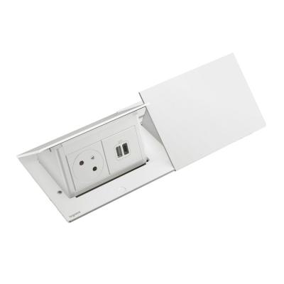  POP UP BLANC 2PC FR 2USB A+C 