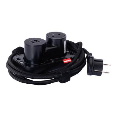  ELECTRON NOIR PC FB USB 2,5M 