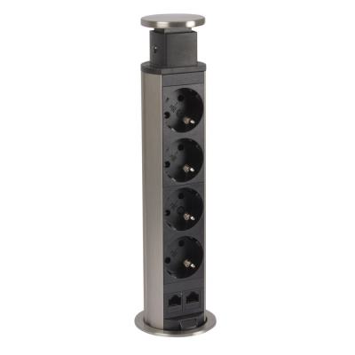  TOWER 60 4 PC 2P+T SCH 2RJ45 