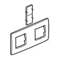  PLAQUE DOUBLE 100MM BEIGE    ! 