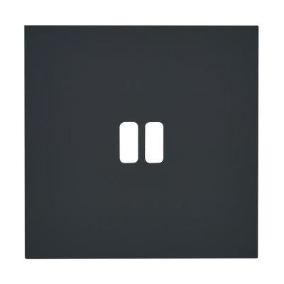  PLAQUE 1P USB EPURE NOIR MAT 