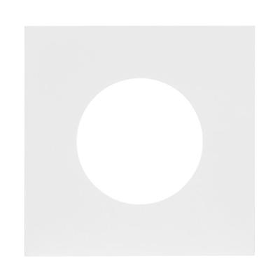  PLAQUE 2P+T EPURE BLANC SATIN 