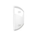  KEY COVER ON-OFF RIGHT 1M WH 