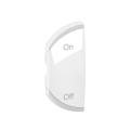  KEY COVER ON-OFF LEFT 1M WH 