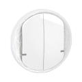  ENJO INTERRUPTEUR DOUBLE BLANC 