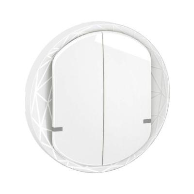  ENJO INTERRUPTEUR DOUBLE BLANC 
