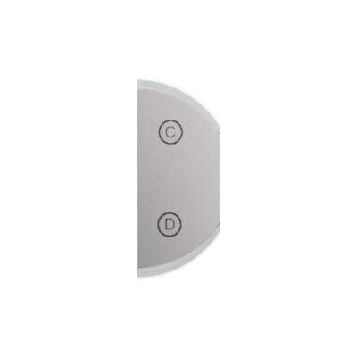  KEY COVER A-B LEFTSIDE 1M WH 
