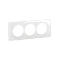  PLAQ 3P ENTR. 57 BLANC EMAILLE 