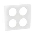  PLAQUE 2X2P BLANC EMAILLE 