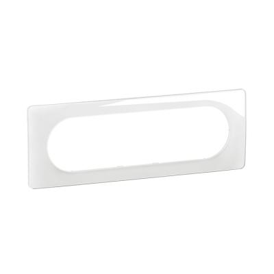  PLAQUE 6 A 8 MOD BLANC EMAILLE 