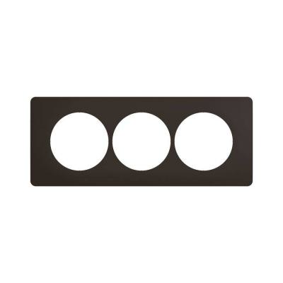  PLAQ 3P ENTR. 57MM NOIR MAT 