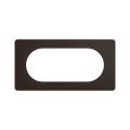  PLAQUE 4 A 5 MODULES NOIR MAT 
