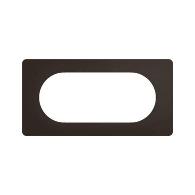  PLAQUE 4 A 5 MODULES NOIR MAT 