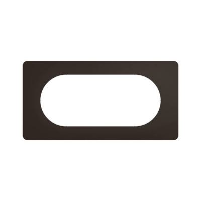  PLAQUE 4 A 5 MODULES NOIR MAT 