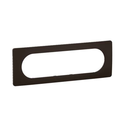 PLAQUE 6 A 8 MODULES NOIR MAT 