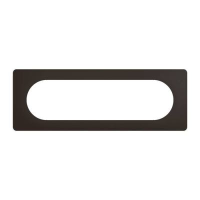  PLAQUE 6 A 8 MODULES NOIR MAT 