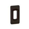  PLAQUE 1 MODULE NOIR MAT 