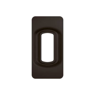  PLAQUE 1 MODULE NOIR MAT 