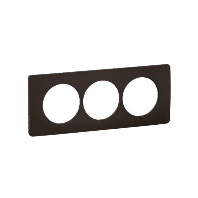 PLAQ 3P ENTR. 57MM NOIR MATT 