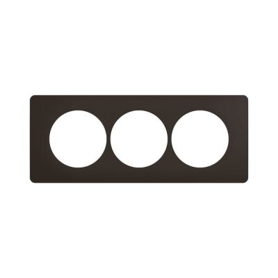  PLAQ 3P ENTR. 57MM NOIR MATT 