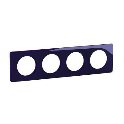  PLAQUE 4 POSTES BLEU DE FOUR 