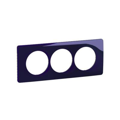  PLAQ 3P ENTR.57MM BLEU DE FOUR 