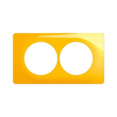  PLAQ 2P ENTR. 57 JAUNE SAFRAN 