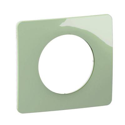  PLAQUE 1 POSTE VERT CELADON 