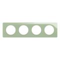  PLAQUE 4 POSTES VERT CELADON 