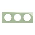  PLAQUE 3 POSTES VERT CELADON 