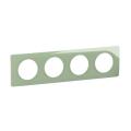  PLAQUE 4 POSTES VERT CELADON 