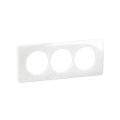  PLAQ 3P ENTR.57MM BLANC RELIEF 