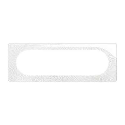  PLAQUE 6 A 8 MOD BLANC RELIEF 