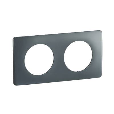  PLAQUE 2 POSTES BLEU ORAGE 
