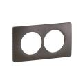 PLAQ 2P ENTR. 57MM GRIS CENDRE 