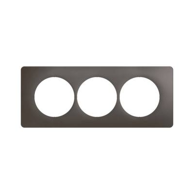  PLAQ 3P ENTR. 57MM GRIS CENDRE 
