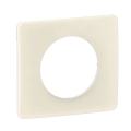  PLAQUE 1 POSTE BLANC AMANDE 