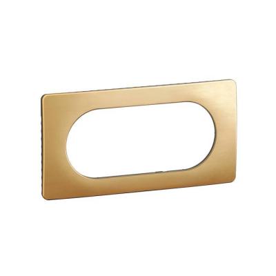  PLAQUE 4 A 5 MOD LAITON SATINE 