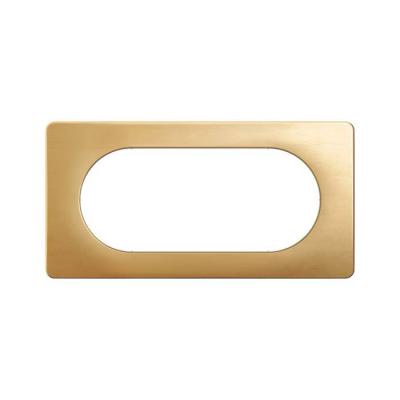 PLAQUE 4 A 5 MOD LAITON SATINE 