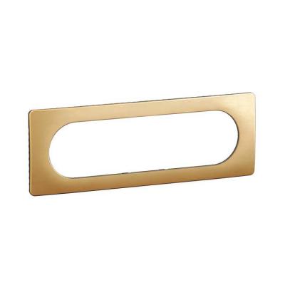  PLAQUE 6 A 8 MOD LAITON SATINE 