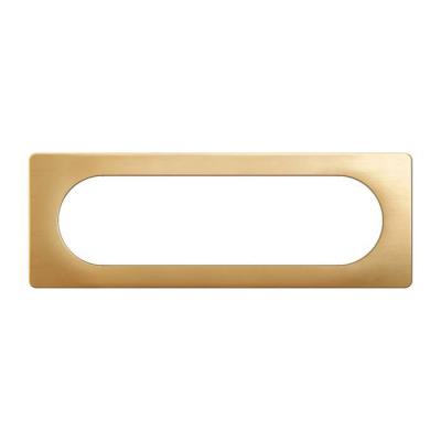  PLAQUE 6 A 8 MOD LAITON SATINE 