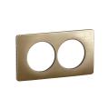  PLAQ 2P ENTR. 57 BRONZE SATINE 