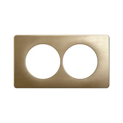  PLAQ 2P ENTR. 57 BRONZE SATINE 