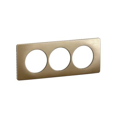  PLAQ 3P ENTR. 57 BRONZE SATINE 