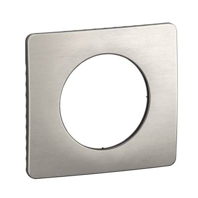  PLAQUE 1 POSTE ALU SATINE 
