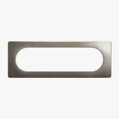  PLAQUE 6 A 8 MOD ACIER SATINE 