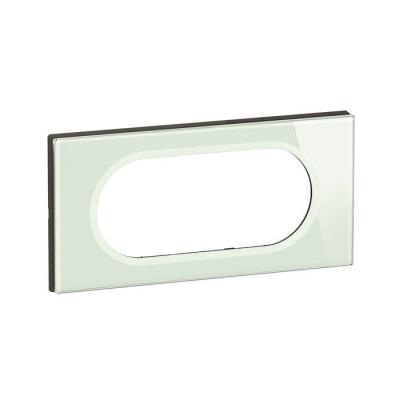  PLAQ 4A5 MOD VERRE OPALE BLANC 