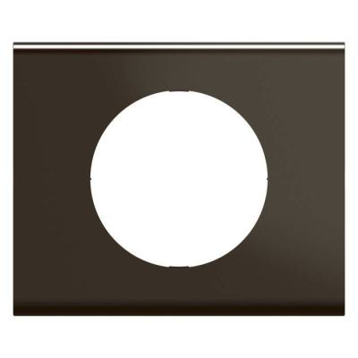  PLAQUE 1P NICKEL SOMBRE SATINE 